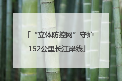 “立体防控网”守护152公里长江岸线