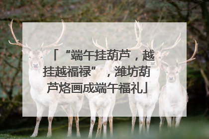 “端午挂葫芦，越挂越福禄”，潍坊葫芦烙画成端午福礼