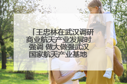 王忠林在武汉调研商业航天产业发展时强调 做大做强武汉国家航天产业基地 打造具有全国影响力的“中国星谷”