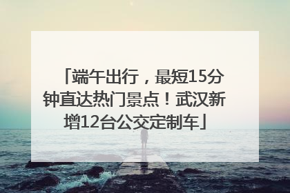 端午出行，最短15分钟直达热门景点！武汉新增12台公交定制车