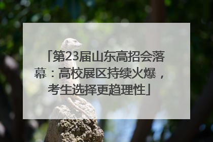 第23届山东高招会落幕：高校展区持续火爆，考生选择更趋理性
