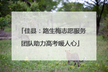 佳县：路生梅志愿服务团队助力高考暖人心