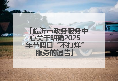 临沂市政务服务中心关于明确2025年节假日“不打烊”服务的通告