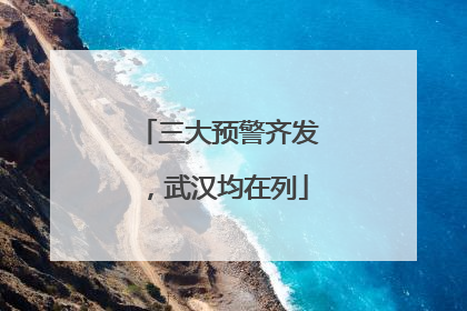 三大预警齐发，武汉均在列