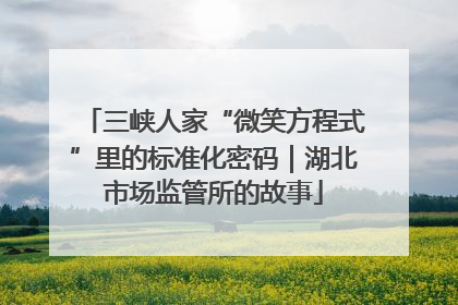 三峡人家“微笑方程式”里的标准化密码｜湖北市场监管所的故事