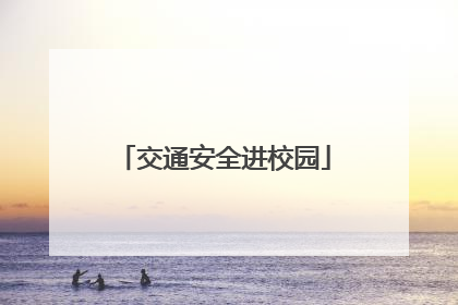 交通安全进校园