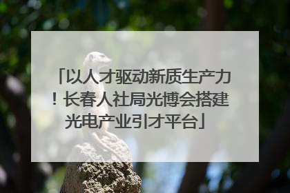 以人才驱动新质生产力！长春人社局光博会搭建光电产业引才平台
