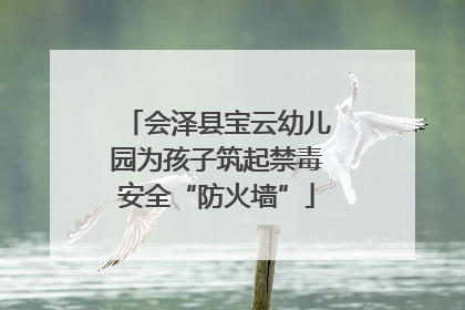 会泽县宝云幼儿园为孩子筑起禁毒安全“防火墙”