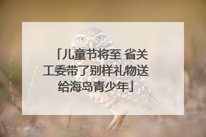儿童节将至 省关工委带了别样礼物送给海岛青少年