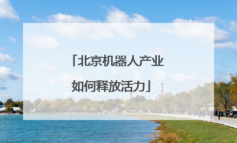 北京机器人产业如何释放活力
