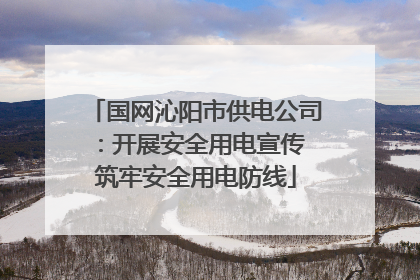 国网沁阳市供电公司：开展安全用电宣传 筑牢安全用电防线