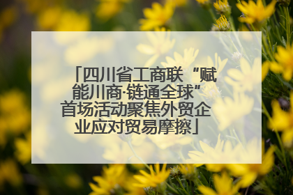 四川省工商联“赋能川商·链通全球”首场活动聚焦外贸企业应对贸易摩擦