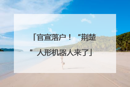 官宣落户！“荆楚”人形机器人来了