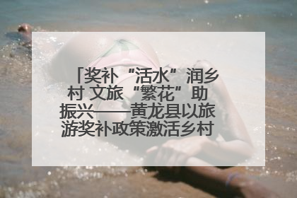 奖补“活水”润乡村 文旅“繁花”助振兴——黄龙县以旅游奖补政策激活乡村振兴新动能