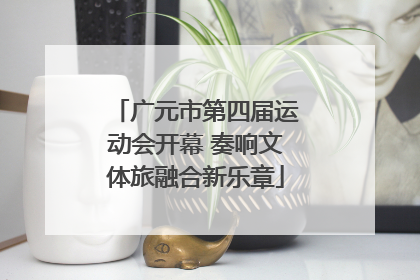 广元市第四届运动会开幕 奏响文体旅融合新乐章