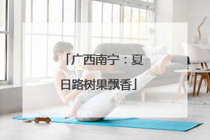 广西南宁：夏日路树果飘香