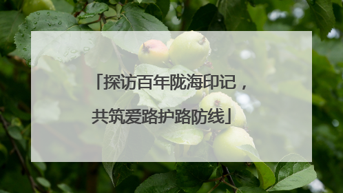 探访百年陇海印记，共筑爱路护路防线