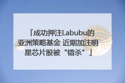 成功押注Labubu的亚洲策略基金 近期加注明星芯片股被“错杀”