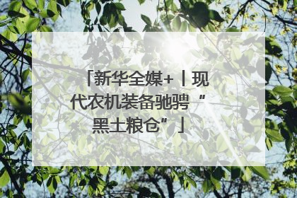 新华全媒+丨现代农机装备驰骋“黑土粮仓”