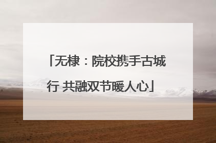 无棣：院校携手古城行 共融双节暖人心