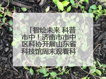 智绘未来 科普市中！济南市市中区科协开展山东省科技馆周末观看科普剧及体验活动