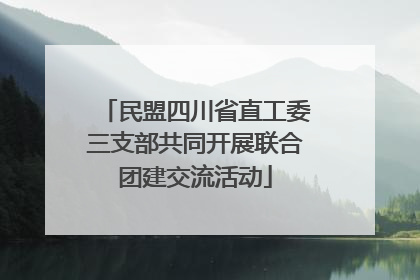 民盟四川省直工委三支部共同开展联合团建交流活动