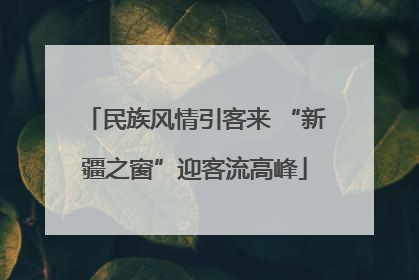民族风情引客来 “新疆之窗”迎客流高峰