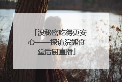 没秘密吃得更安心——探访浣熊食堂后厨直播