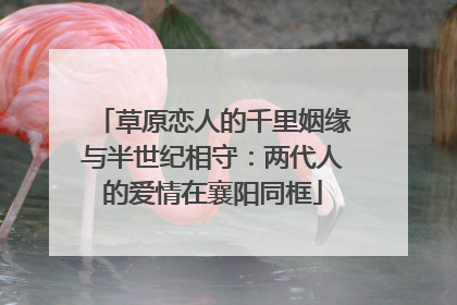 草原恋人的千里姻缘与半世纪相守：两代人的爱情在襄阳同框