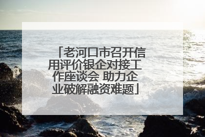 老河口市召开信用评价银企对接工作座谈会 助力企业破解融资难题