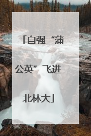 自强“蒲公英”飞进北林大