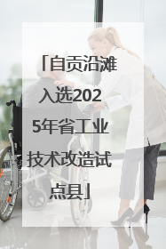 自贡沿滩入选2025年省工业技术改造试点县