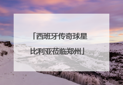 西班牙传奇球星 比利亚莅临郑州