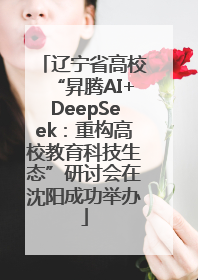 辽宁省高校“昇腾AI+DeepSeek：重构高校教育科技生态”研讨会在沈阳成功举办