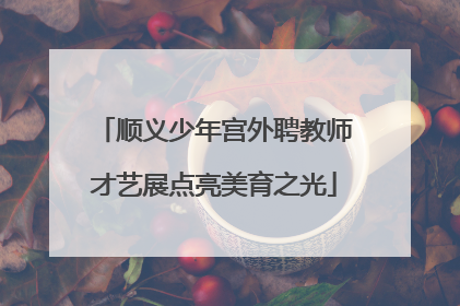 顺义少年宫外聘教师才艺展点亮美育之光