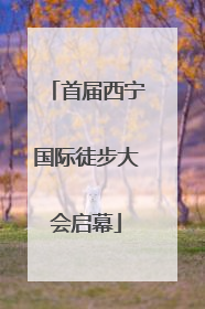 首届西宁国际徒步大会启幕