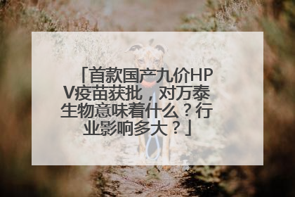 首款国产九价HPV疫苗获批，对万泰生物意味着什么？行业影响多大？