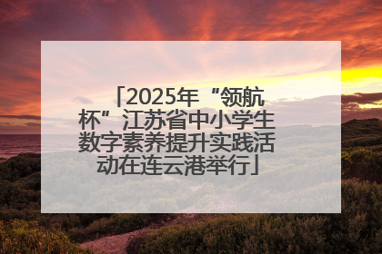 2025年“领航杯”江苏省中小学生数字素养提升实践活动在连云港举行