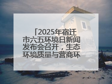 2025年宿迁市六五环境日新闻发布会召开，生态环境质量与营商环境双优化