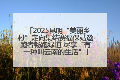 2025昆明“美丽乡村”定向集结赛福保站邀跑者畅跑绿道 尽享“有一种叫云南的生活”