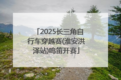 2025长三角自行车穿越赛(淮安洪泽站)鸣笛开赛