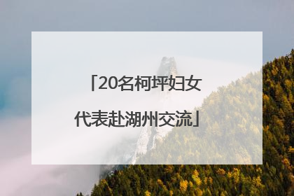 20名柯坪妇女代表赴湖州交流