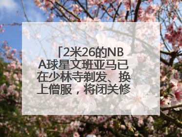 2米26的NBA球星文班亚马已在少林寺剃发、换上僧服，将闭关修行10天！少林寺回应：人在寺里
