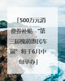500万元消费券补贴 “第三届槐荫惠民车展”将于6月中旬举办